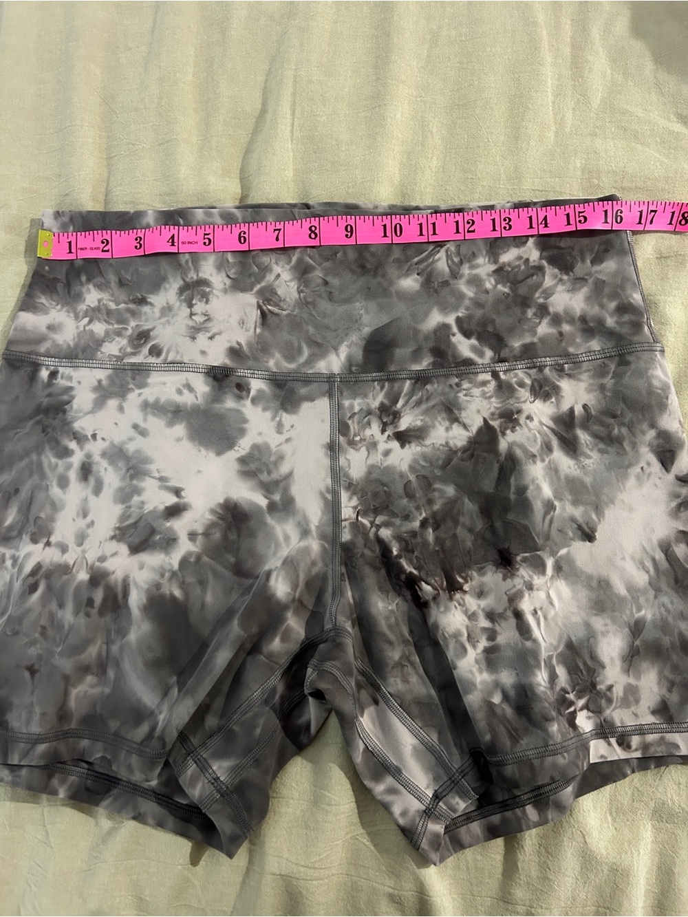 Lululemon Align High-Rise Short 6" Diamond Dye Pitch Grey Size 16 - Picture 4 of 10